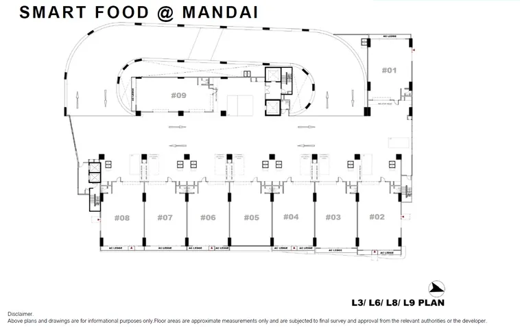 Level 6 — Smart Module floor plan at Smart Food @ Mandai